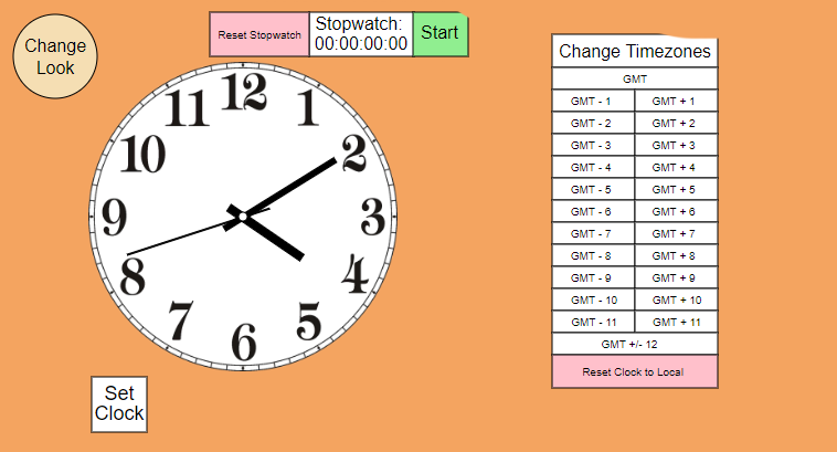 Interactive Clock